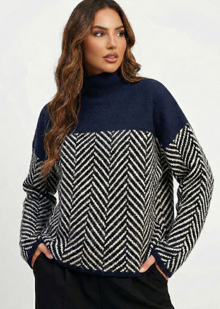 Nora - Jersey de cuello alto