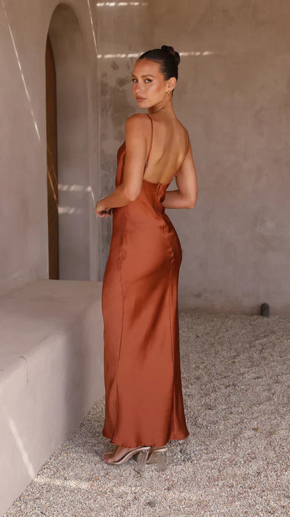 Marga - Vestido largo de tirantes