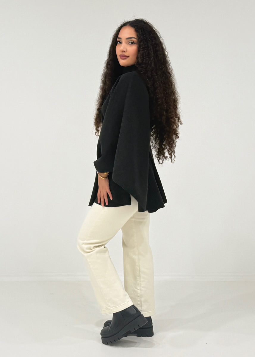 Elisa - Abrigo corto con cinturón