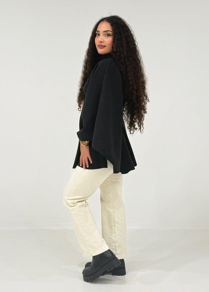 Elisa - Abrigo corto con cinturón